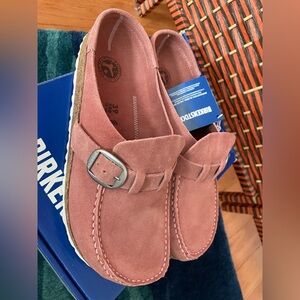Birkenstock Buckley clay Suede Clogs